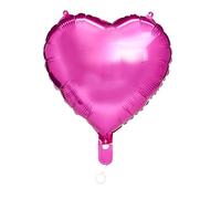 UK Greetings | Hot Pink Heart Foil Balloon | For All Occasions | Thank you, Birthday, Congralutations | Birthdays/Weddings/Mother's Day | Inflated Size 35 x 36 cm