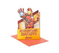UK Greetings | Iron Man Father's Day Card for Daddy | 3D Design