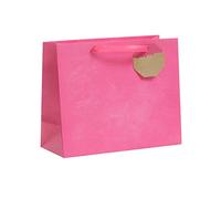 UK Greetings | Large Gift Bag for Her/Friend | Pink Design | Party Bags for Presents | For All Occasions | Thank you, Birthday, Congralutations | 33 x 26.7 x 13.7cm