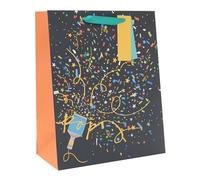 UK Greetings Large Gift Bag for Him/Her/Friend - for Birthdays, Thank You & Other Events - Party Popper Design