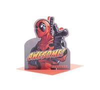 UK Greetings Marvel Deadpool Birthday Card | Awesome Design | With Envelope | Happy Birthday Gifts | Him/Boys/Men | Greeting Card | 18.4 x 15.9cm