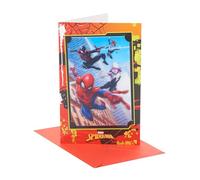 UK Greetings | Marvel Spider-Man Birthday Card | 3D Keepsake Design