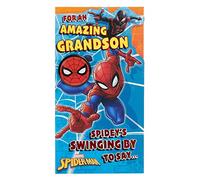 UK Greetings | Marvel Spider-Man Birthday Card for Grandson