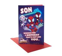 UK Greetings Marvel Spider-Man Birthday Card for Son - Cool Design