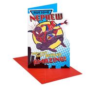 UK Greetings | Marvel Spiderman Birthday Card for Nephew | With Envelope