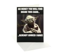 UK Greetings | Marvel Star Wars Birthday Card | Happy Birthday Gifts | Her/Him | Star Wars Meme Design | With Envelope | 12.7 x 17.8 cm