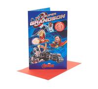Marvel The Avengers Birthday Card for Grandson - Hero Design