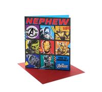 UK Greetings | Marvel The Avengers Birthday Card for Nephew | Bright Design
