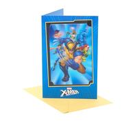 UK Greetings Marvel X-Men Birthday Card for Him/Boy - 3D Keepsake Design