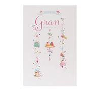 UK Greetings Mother's Day Card for Gran - Cake & Gifts Design