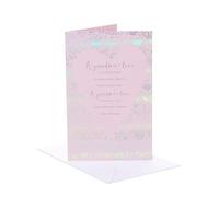 UK Greetings Mother's Day Card for Grandma - Heart Shape Pattern Design