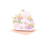 UK Greetings | Mother's Day Card for Her | 3D Floral Design | With Envelope