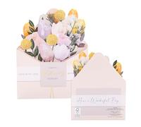 UK Greetings Mother's Day Card for Her - 3D Floral Pop Up Envelope Design