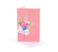 UK Greetings Mother's Day Card for Her/Mum - Bold Floral Bouquet Design