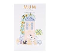 UK Greetings Mother's Day Card for Mum - Cute Doorstep Design