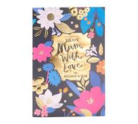 UK Greetings Mother's Day Card for Mum - Gold & Floral Design