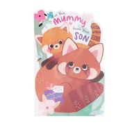 UK Greetings Mother's Day Card for Mummy from your Son - Cute Animal Design