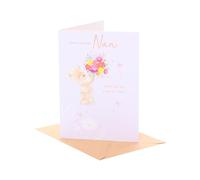 UK Greetings Mother's Day Card for Nan - Cute Teddy Design