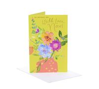 UK Greetings Mother's Day Card for Nan - Floral Design