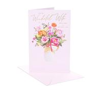 UK Greetings | Mother's Day Card for Wife | Loving Design | With Envelope
