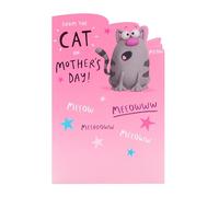 UK Greetings Mother's Day Card from The Cat - Funny Cartoon Design