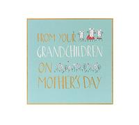 UK Greetings Mother's Day Card from The Grandchildren - Cute Mice Design