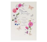 UK Greetings Mother's Day Card With Envelope - Floral Design