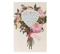 UK Greetings Mother's Day Card With Envelope - Laser-Cut Design