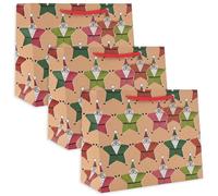 UK Greetings | Multipack of 3 Large Gift Bags for Christmas