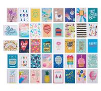 UK Greetings | Multipack of 40 Birthday Cards | Vibrant Designs