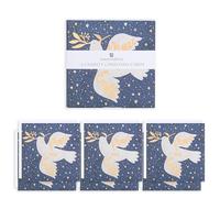 UK Greetings | Multipack of 6 Charity Christmas Cards for Him/Her/Friend | Christmas Gifts | Peace on Earth Design | 14.5 x 14.5cm