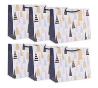 UK Greetings | Multipack of 6 Large Gift Bags for Him/Her/Friend | For Christmas Gifts | Camden Lux Design | 33 x 26.7 x 13.7 cm