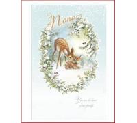 UK Greetings Nana Christmas Card - Nana You are The Heart of Our Family
