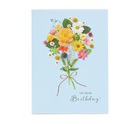 UK Greetings | On Your Birthday Birthday Greeting Card | Floral Design