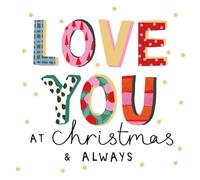 UK Greetings Partner Christmas Card Artistic Foiled Love You Kindred Art Range Xmas Greetings - Kindred Heartfelt, Elegant Design, Special Keepsake, Eco-Friendly, Ideal For Loved Ones