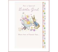 UK Greetings Peter Rbbit Litle Girl Easter Card - For a Special Little Girl Have lots of Easter fun.