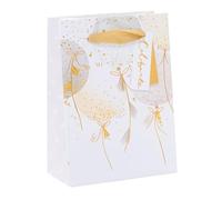 UK Greetings | Small Gift Bag for Him/Her/Friend | Party Bags for Presents | Birthdays/Weddings/Christmas | Celebrate Balloons Design | 12 x 16.4 x 6.4 cm