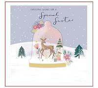 UK Greetings Special Sister Christmas Card - Christmas Wishes for A Special Sister
