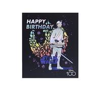 UK Greetings Star Wars Birthday Card For Him/Boy/Friend With Envelope - Colourful Design, With Luke Skywalker