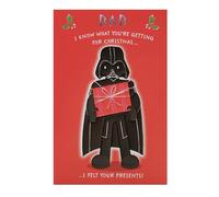 UK Greetings Star Wars Christmas Card for Dad - Darth Vader Design