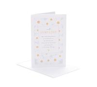UK Greetings | Sympathy Card | Condolences/Bereavement | Her/Him | Comforting Design | With Envelope | 13.7cm x 21cm