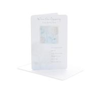 UK Greetings | Sympathy Card | Condolences/Bereavement | Her/Him | To You & Your Family Design | With Envelope | 143 x 216mm