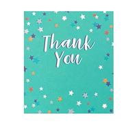 UK Greetings Thank You Card for Him/Her/Friend - Braille Design
