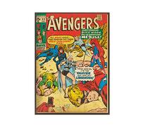 UK Greetings The Avengers Birthday Card - Marvel Birthday Card - The Avengers Comic Book Birthday Card -Vintage Comic Book - Blank Inside