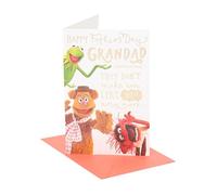 UK Greetings | The Muppets Father's Day Card for Grandad | Gold Foil Design