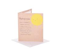 UK Greetings | Thinking of You Card | Sunburst Design | With Envelope
