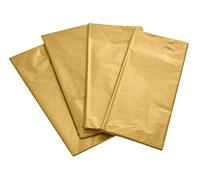 UK Greetings Multipack of 4 Tissue Paper Packs for Him/Her/Friend - For Birthdays, Mother's Day & Other Events - Gold Design
