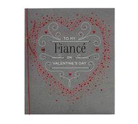 UK Greetings Valentine's Day Card for Fiancé - Heart Design