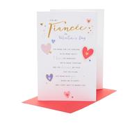 UK Greetings | Valentine's Day Card for Fiancée | Sentimental Poem Design