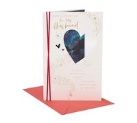 UK Greetings | Valentine's Day Card for Husband | Beautiful Design | I Love You Presents | Him/Boys/Men | With Envelope | 178mm x 273mm